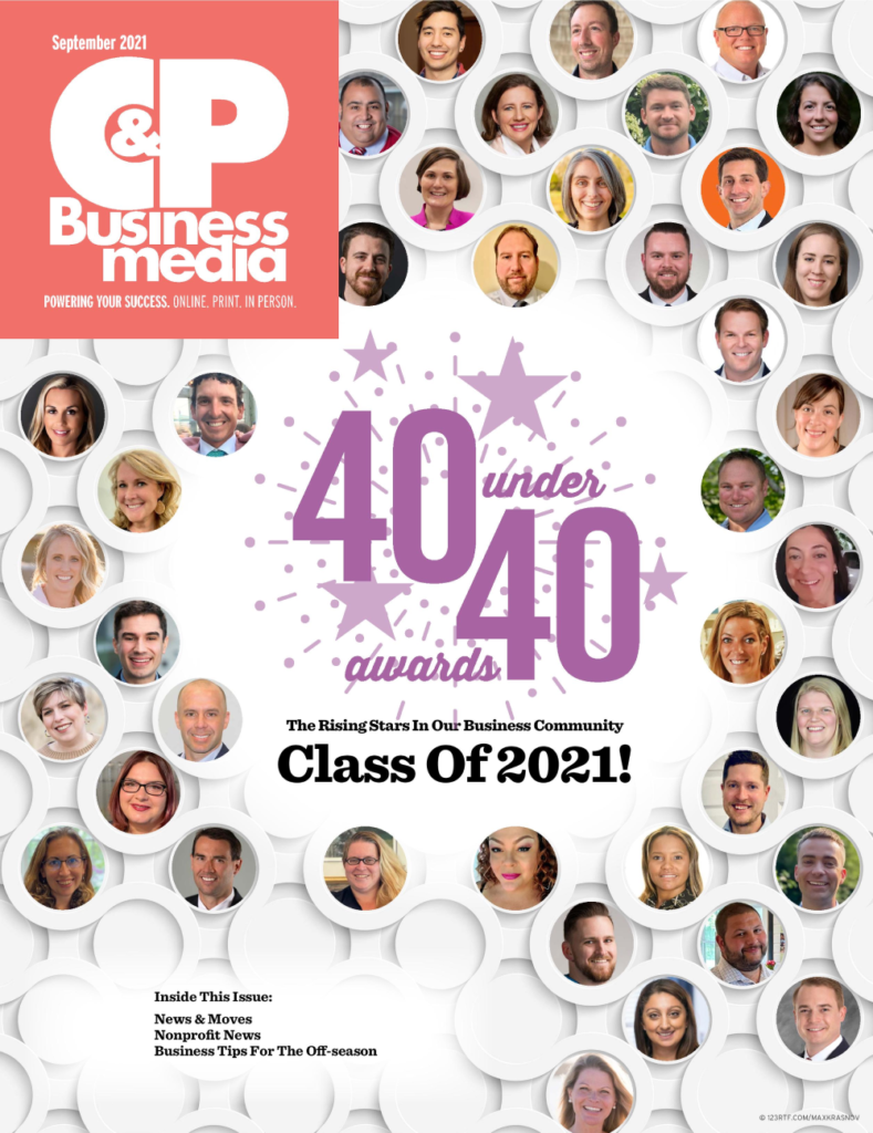 Cape Plymouth Business September 2021 40 Under 40 Cover