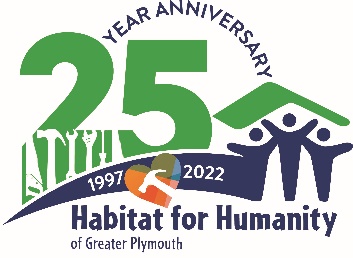 Habitat Greater Plymouth 25th anniversary