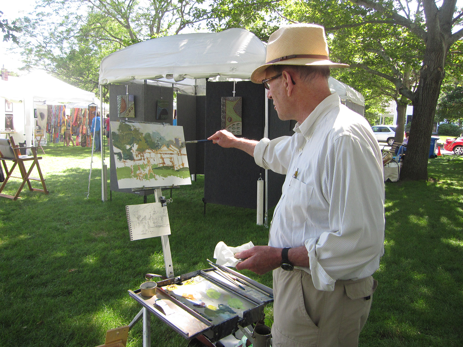 Painting at Festival