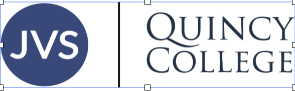 quincy college and jvs logo