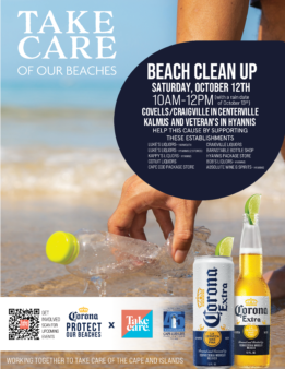 Corona CARES Take Care of our Beaches Flyer