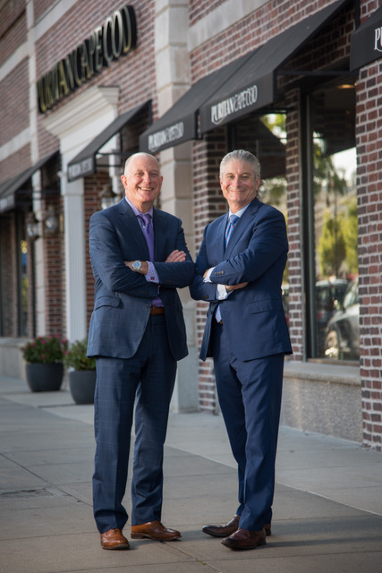 two men shaking hands