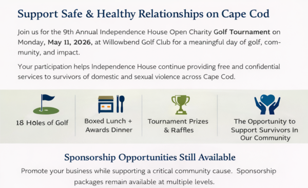 9th Annual Independence House Charity Golf Tournament flyer