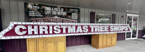 Christmas Tree Shops Sign